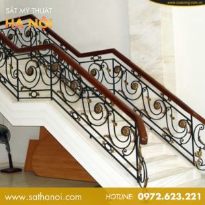 Cầu Thang Sắt Mỹ Thuật CTS-04