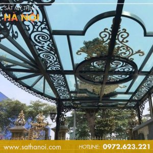 Mái Kính Sắt Mỹ Thuật MKS-10