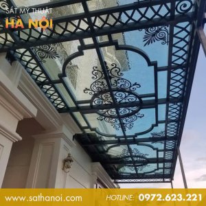 Mái Kính Sắt Mỹ Thuật MKS-14