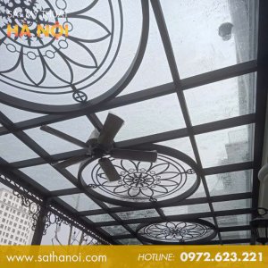 Mái Kính Sắt Mỹ Thuật MKS-15