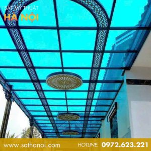 Mái Kính Sắt Mỹ Thuật MKS-17