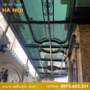 Mái Kính Sắt Mỹ Thuật MKS-19