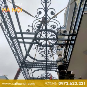 Mái Kính Sắt Mỹ Thuật MKS-21