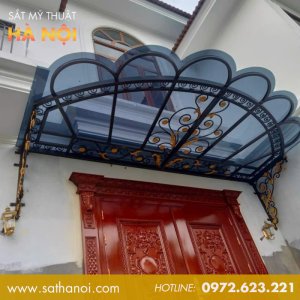 Mái Kính Sắt Mỹ Thuật MKS-23