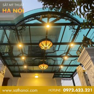 Mái Kính Sắt Mỹ Thuật MKS-25