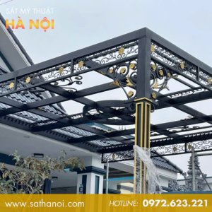 Mái Kính Sắt Mỹ Thuật MKS-26