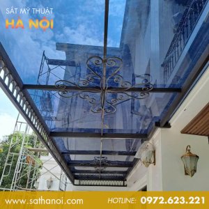 Mái Kính Sắt Mỹ Thuật MKS-28