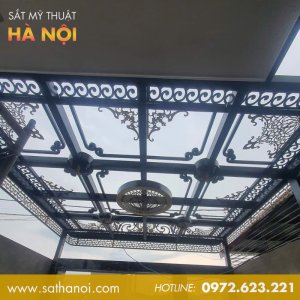 Mái Kính Sắt Mỹ Thuật MKS-31