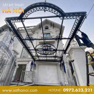 Mái Kính Sắt Mỹ Thuật MKS-32