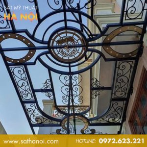 Mái Kính Sắt Mỹ Thuật MKS-34