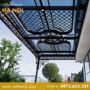 Mái Kính Sắt Mỹ Thuật MKS-37