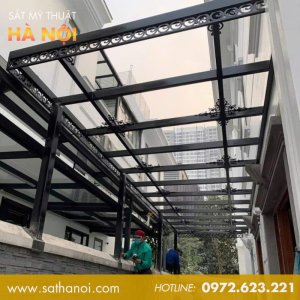 Mái Kính Sắt Mỹ Thuật MKS-39