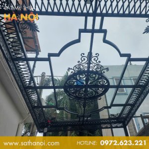 Mái Kính Sắt Mỹ Thuật MKS-04