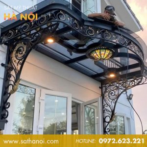 Mái Kính Sắt Mỹ Thuật MKS-41