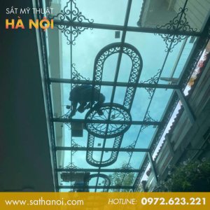 Mái Kính Sắt Mỹ Thuật MKS-42