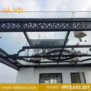 Mái Kính Sắt Mỹ Thuật MKS-43