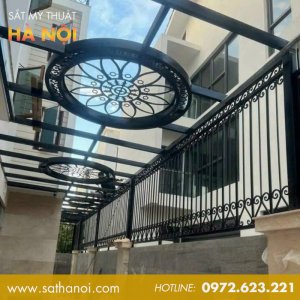 Mái Kính Sắt Mỹ Thuật MKS-48