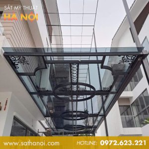 Mái Kính Sắt Mỹ Thuật MKS-49