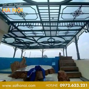 Mái Kính Sắt Mỹ Thuật MKS-52