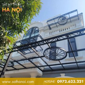 Mái Kính Sắt Mỹ Thuật MKS-09